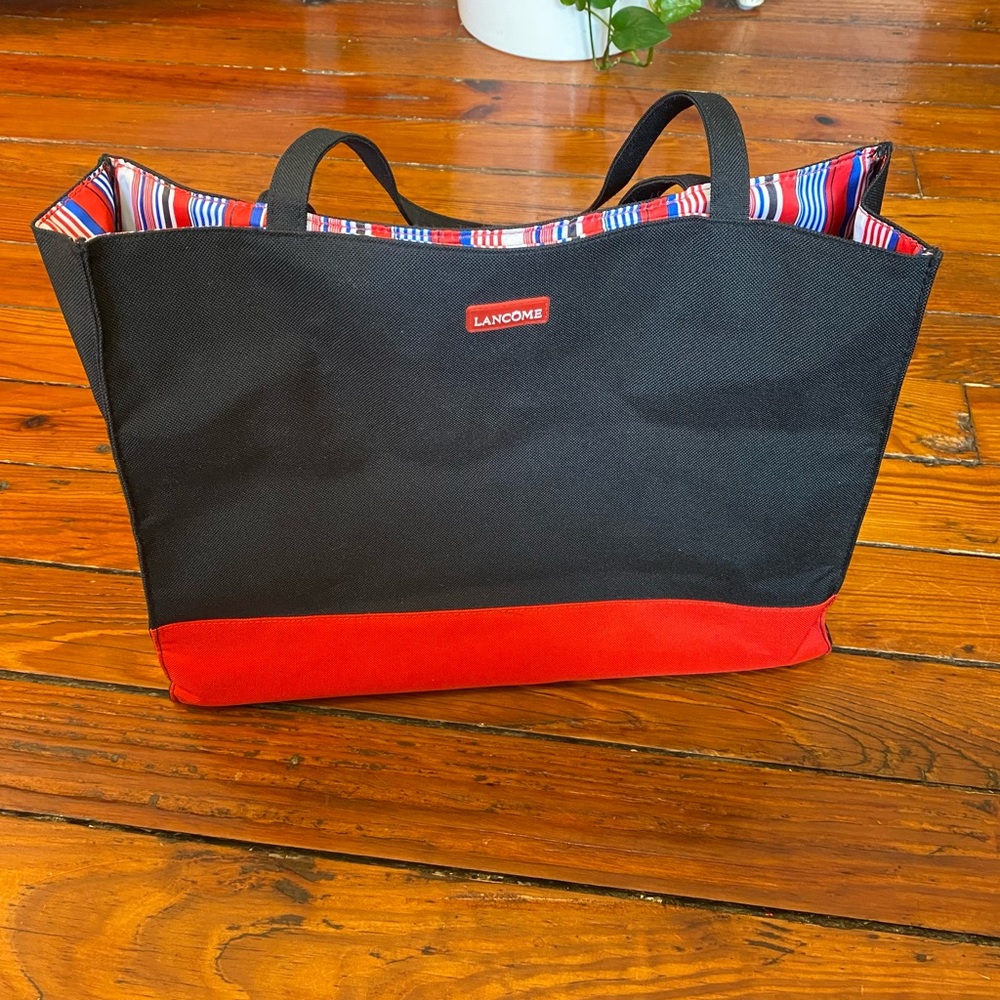 Lancôme Retro Black & Red Tote